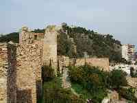 Looking towards the castle